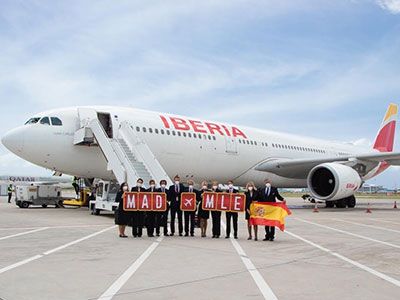 Iberia recupera los vuelos a Maldivas y Cali