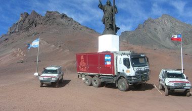 El Rally Paris Dakar se corre en Argentina.